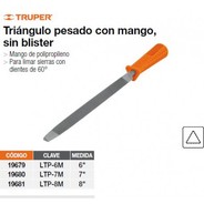 TRUPER LIMA TRIANGULAR 8