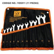 JAQUE Juego LLaves Punta Corona 11 PCS 6-19mm
