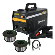 KRAFTER Soldadora Compac Mig-120 Flux mas 2 Alambre FLux 450grs