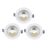 VKB FOCO LED EMBUTIDO LUZ CALIDA 3 UNID