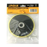 JAQUE DISCO PULIR ESMERIL Y TALADRO CON 5 LIJAS VELCRO