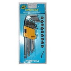 FERRETOOLS JUEGO LLAVES ALLEN LARGA 9 PIEZAS