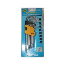 FERRETOOLS JUEGO LLAVE TORX ESTRELLA 9PCS GRANDE