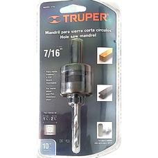 TRUPER Mandril Para Sierra Corta Circulos 7/16