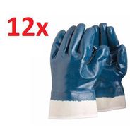 GUANTE SOLVENTE NITRILO AZUL PACK 12 UNID