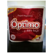 OPTIMO PAPEL HIGENICO 4  ROLLOS
