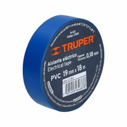 TRUPER Cinta Aislante 18Mt Azul